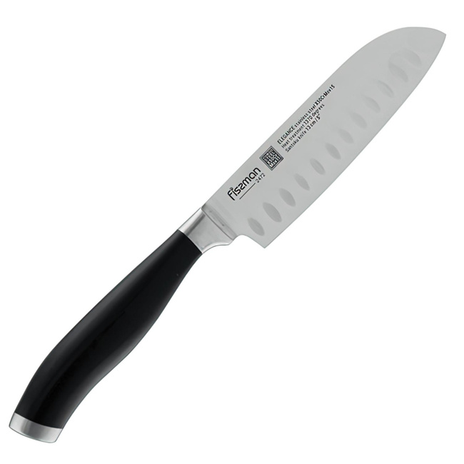 Nóż Santoku Fissman Elegance 13 cm, stal X50CrMoV15, rękojeść ABS