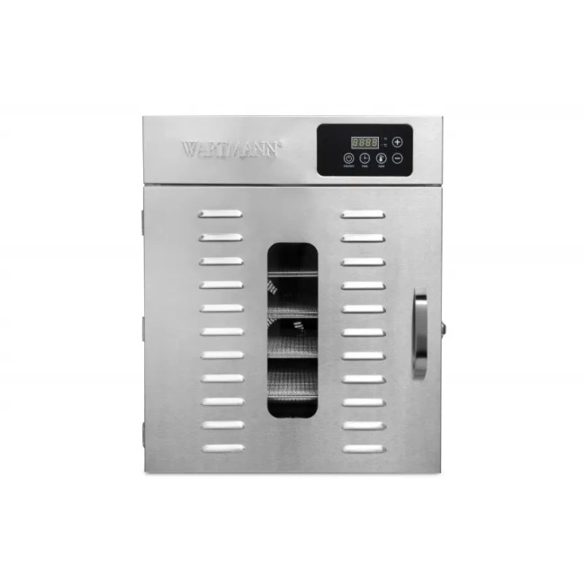 Dehydrator stalowy Wartmann GASTRO WM-1912DH – profesjonalna suszarka do żywności, 12 tac ze stali nierdzewnej, 90 l, 1000 W
