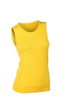 Koszulka damska Athletic bez rękawów TA10200  żółta - Brubeck 