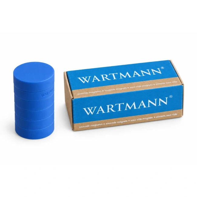 Wartmann magnesy do sous vide, zestaw 8 sztuk, niebieskie, wodoodporne obciążniki do worków