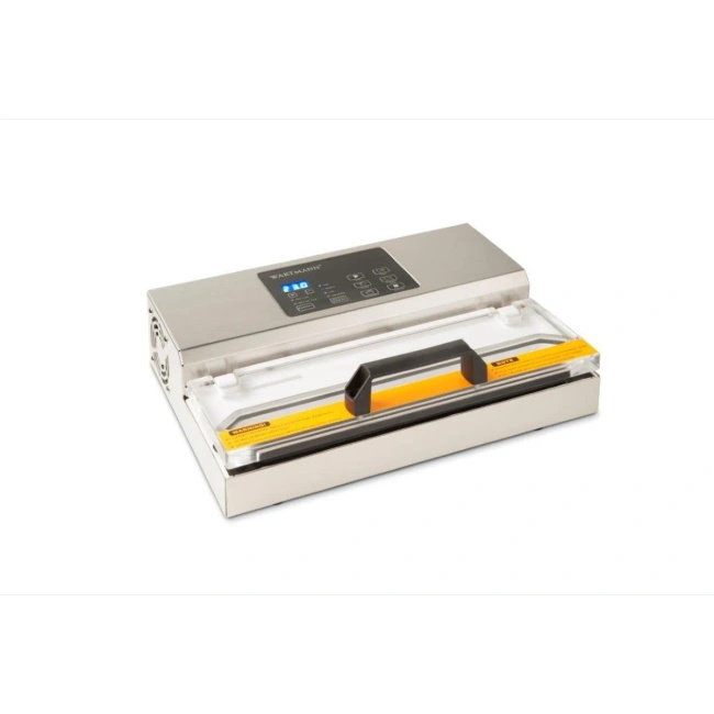 Wartmann WM-1506 EL Elite – profesjonalna zgrzewarka próżniowa, stalowa obudowa, podwójna pompa -965 mbar, listwa 310 mm