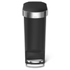 Kosz pedałowy Simplehuman Slim CW1390, 40 l, wąski, czarny, z tworzywa