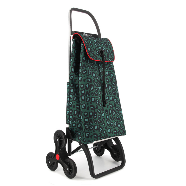 Rolser I-Max Wild 6 Verde Wózek schodowy na zakupy 6 kółek 43 l

