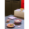 Miska na sałatkę Brabantia Make & Take 1,3 l z pojemnikiem na dressing, Lilac Pink