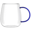 Komplet 2 szklanek z niebieskim uchem 400 ml Bolla 1135 - Vialli Design