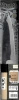 Japoński nóż Santoku Funayuki Okomura Kurouchi 16,5 cm