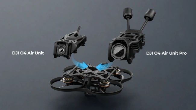 Dron FPV BetaFPV Pavo Pico II O4 ELRS 2.4G, cinewhoop 80 mm do nagrań 4K