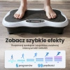 Extralink Moonwalk Spinmove Biały | Platofrma Wibracyjna do Ćwiczeń Fitness | 200W