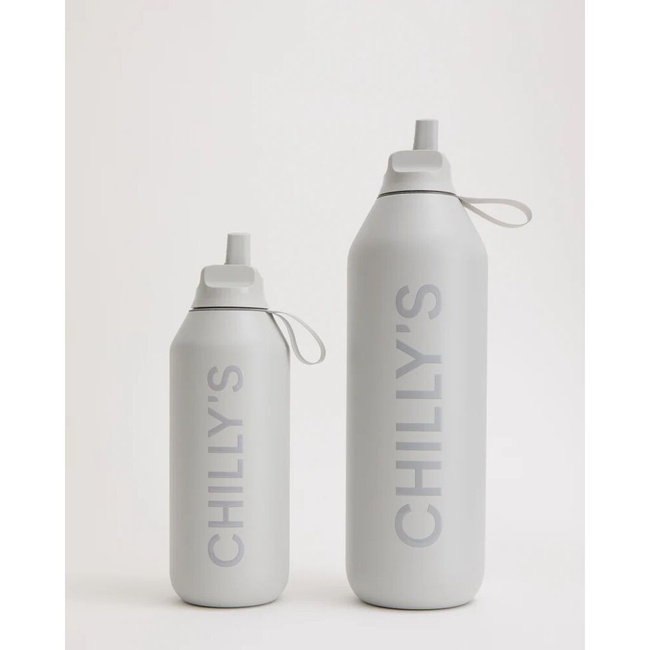 Butelka termiczna Chillys | 500ml | Szary series 2 sport - Chillys bottles