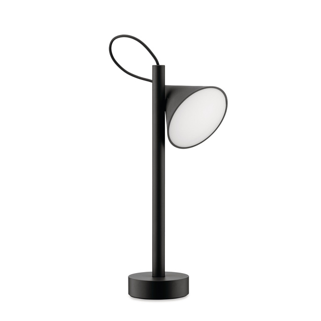 Lampa LED Alessi 28 cm Czarna