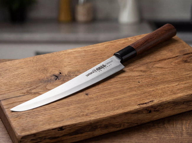 Samura Okinawa Nóż Kuchenny Slicing Tanto 24 Cm