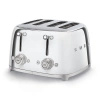 Smeg - Toster, Cztery Kromki, Chrom 50's Style Tsf03Sseu Chrom