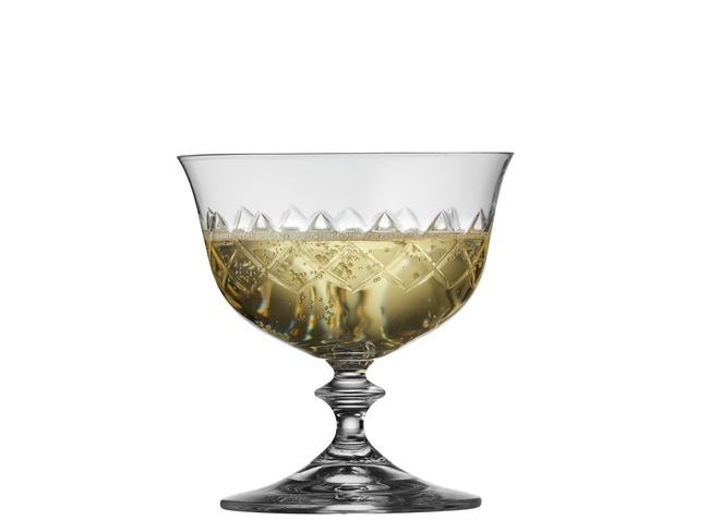 Kieliszki do szampana ze szkła kryształowego Eaton 280 ml 2 sztuki - Lyngby glas