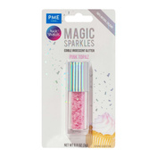 Brokat jadalny PME Magic Sparkles 3 g, opalizujący, jasnoróżowy