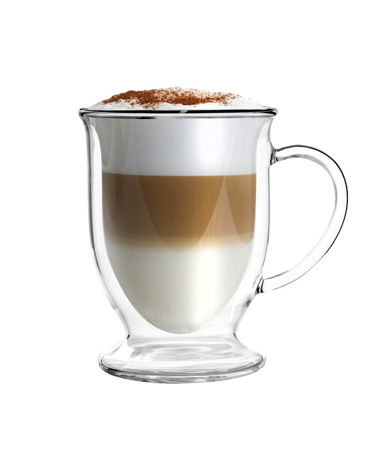 Zestaw 2 szklanek z podwójną ścianką do latte Amo 250 ml - Vialli Design