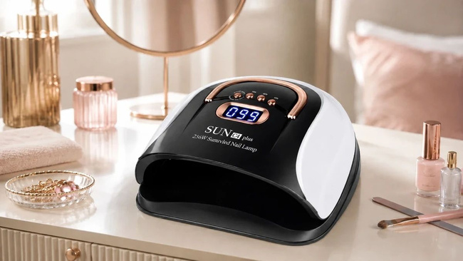 EXTRALINK Stay Beauty C4 Lampa LED UV 256W do paznokci żeli hybrydowych