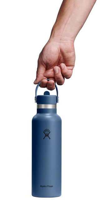 Butelka termiczna Hydro Flask 21 oz, 621 ml, Standard Mouth z Flex Straw Cap, Harbor Blue