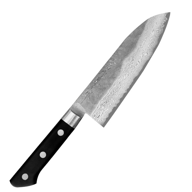 Nóż Santoku Tojiro Atelier Forged TA-SA170, ręcznie kuty, VG-10, 17 cm