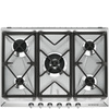 Smeg - Płyta Gazowa, 70 Cm, Victoria, Inox Victoria Sr975Xgh Stal Nierdzewna (Chromowane Pokrętła).