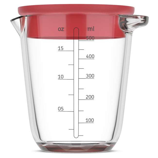 Dzbanek z miarką i pokrywką Chef it 500 ml Coral 102310576900