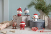 Figurki dekoracyjne soft Santa Snowman S White - Hoptimist