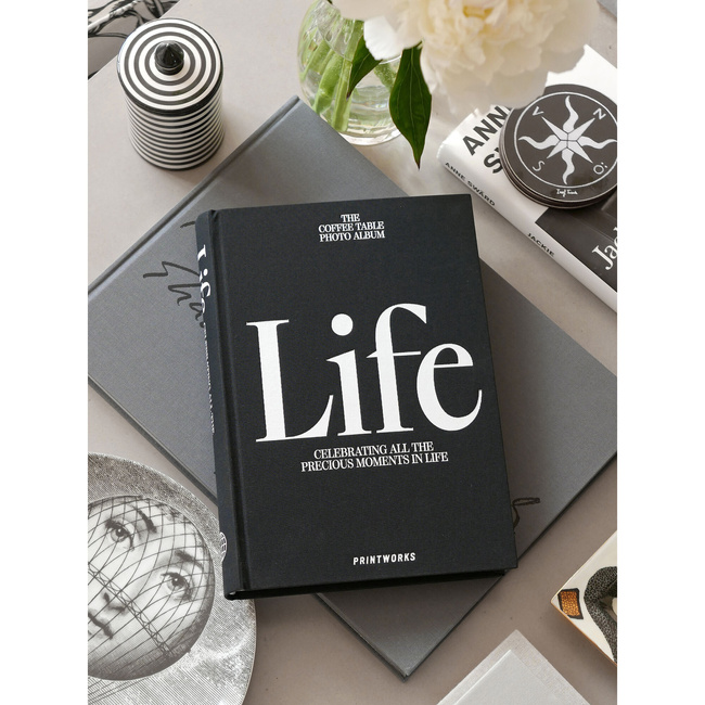 księgi fotograficzne do albumów i wspomnień life czarna - Printworks
