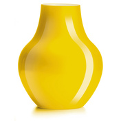 Wazon dmuchany H32 cm żółty biały Ivv