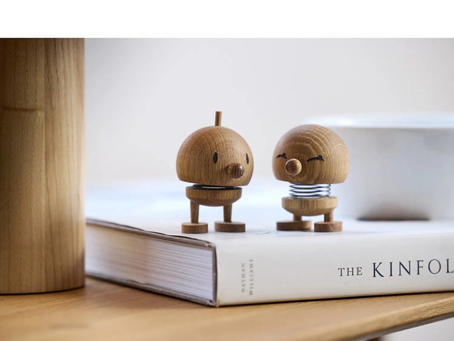 Figurki Hoptimist Bimble & Bumble S z dębu, zestaw 2 sztuk