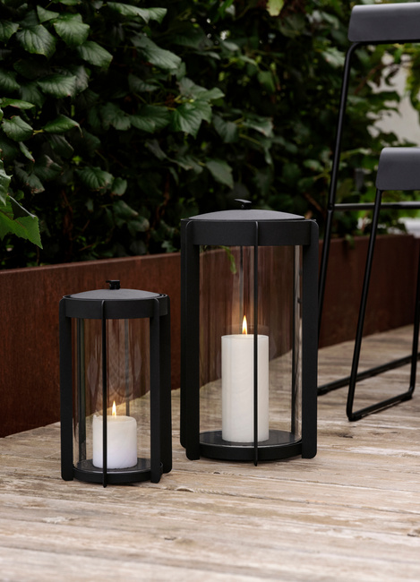Lampion Zone Denmark Firefly 35 cm, czarny
