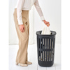 Kosz na pranie Brabantia Collect-It 55 L z pokrywą Quick-Drop, czarny