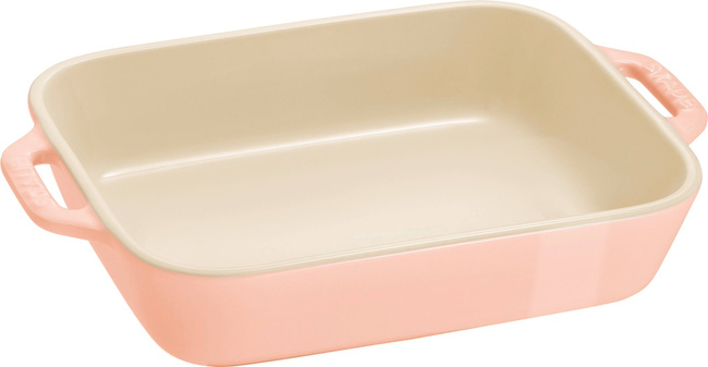 Cooking zestaw 2 półmisków prostokątnych, jasnoróżowy - Staub