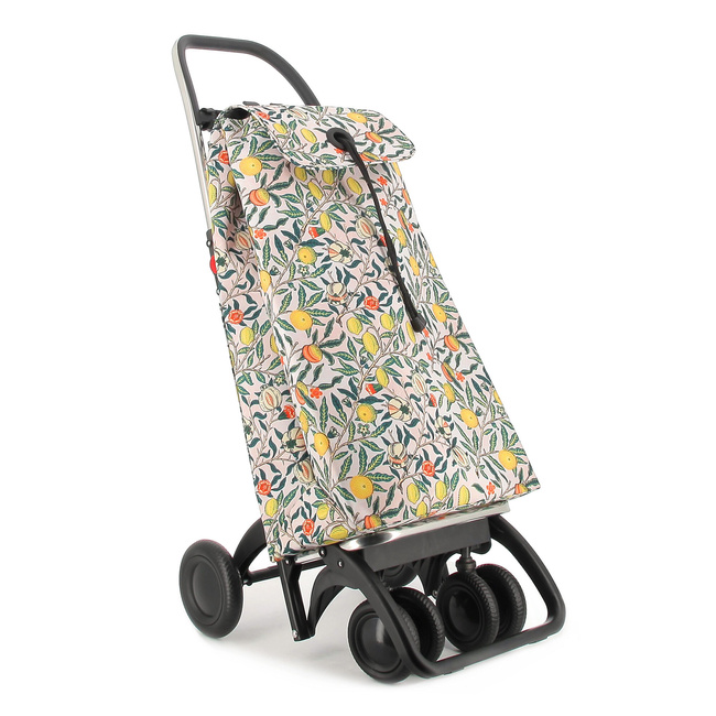 Wózek na zakupy Rolser I-Max William Morris 4L Tour Pomegranate, 4 koła, torba 43 l