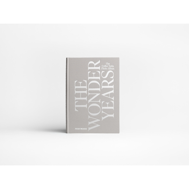 Album na zdjęcia Printworks The Wonder Years, szary, 80 stron, na 160 zdjęć