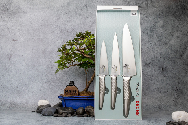 Zestaw 3 Noży Seki Magoroku Shoso - Kai