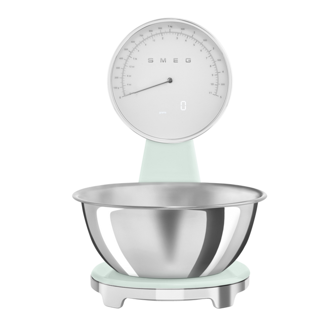 Smeg - waga kuchenna, pastelowa zieleń Sda 50's Style Ksf01Pgww