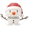 Figurki dekoracyjne soft Santa Snowman S White - Hoptimist