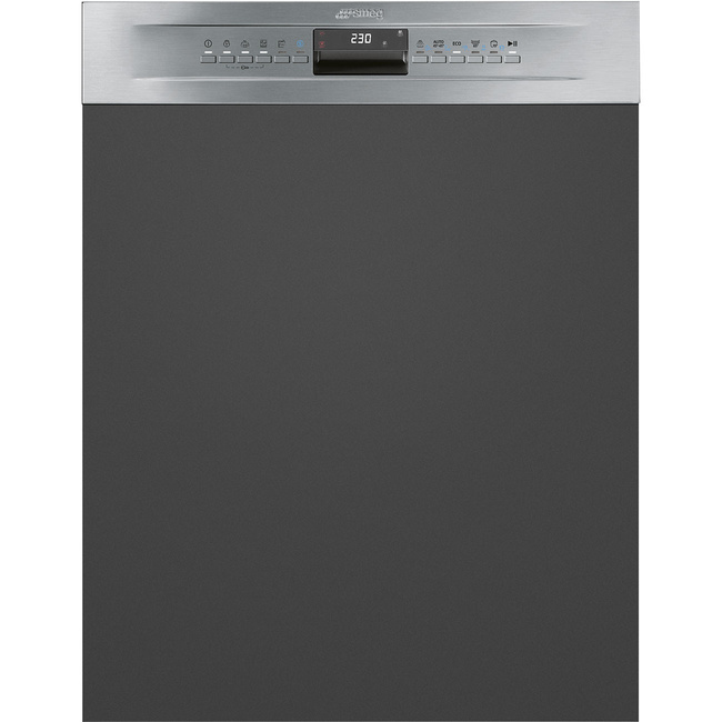 Smeg - Zmywarka do naczyń, 60 cm Universal PL254CX Stal nierdzewna (panel sterowania)