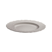 Talerz obiadowy En Plein Air 28 cm ciepły szary Alessi