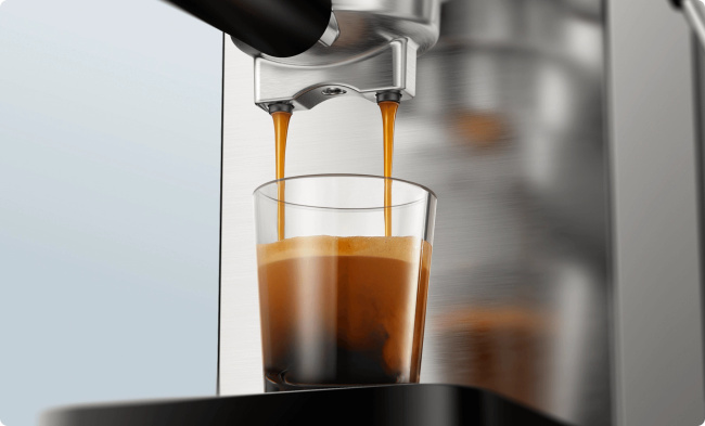 Xiaomi Kolbowy Ekspres do Kawy Półautomatyczny 20 bar z Spieniaczem do Mleka EU