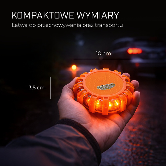 Extralink Smartlife | Sygnalizator Drogowy LED | Flara Drogowa, USB-C