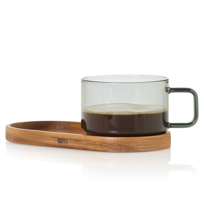 Zestaw Filiżanka Impact 300ml Z Podstawką Akacja - Adhoc