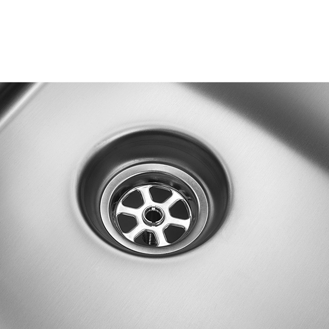 Smeg - Zlewozmywak ze stali nierdzewnej MIRA VR12S50RS Stal nierdzewna
