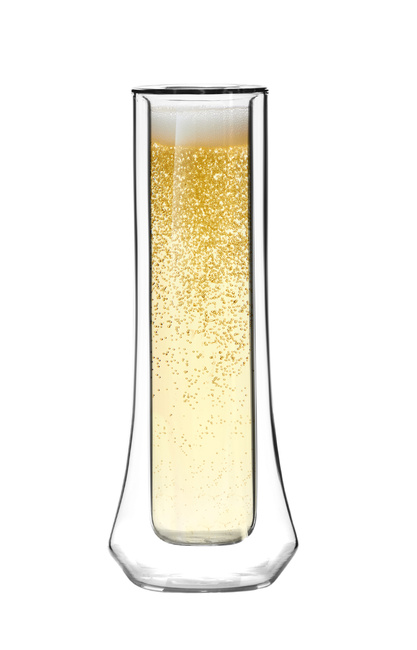 Komplet 2 Kieliszków Do Szampana Z Podwójną Ścianką Soho 140 Ml 8906 - Vialli Design