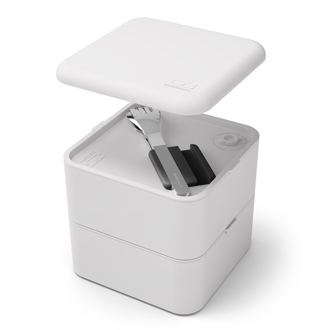 Monbento Sztućce Na Wynos W Etui Slim Box Black