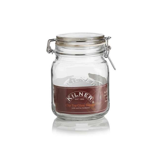 Słoik 1 l. Square Clip Top Jar - Kilner