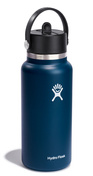 Butelka 32oz Wide Mouth Flex Straw Cap, Indigo - Hydro Flask