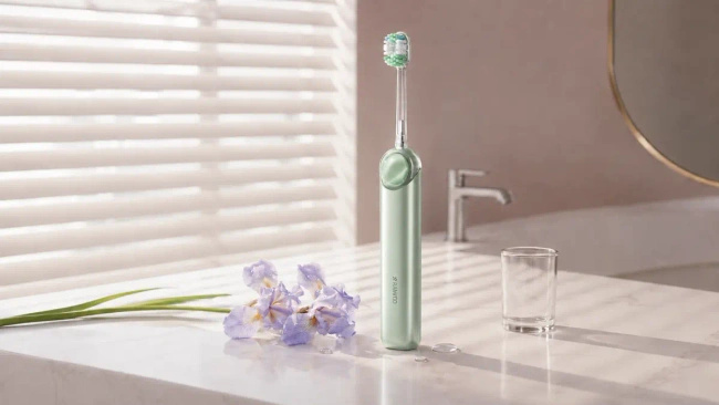Szczoteczka elektryczna RANVOO PQ5 Pure AirJet, zielona