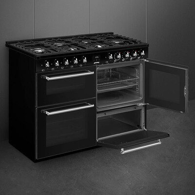 Smeg - Kuchnia wolnostojąca CX113GMBL CONCERTO - czarny
