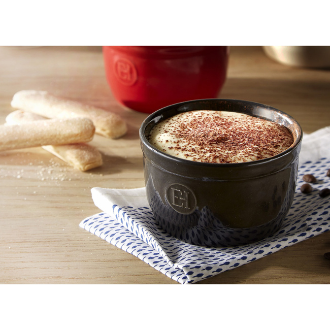 Zestaw dwóch miseczek do zapiekania typu Ramekin - N°9 - Czarny - Emile Henry