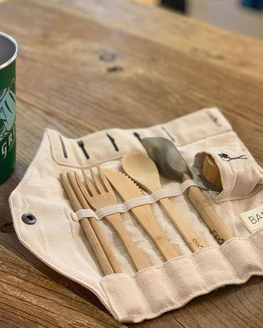 Zestaw Bambusowych Akcesoriów W Etui - Cookut
